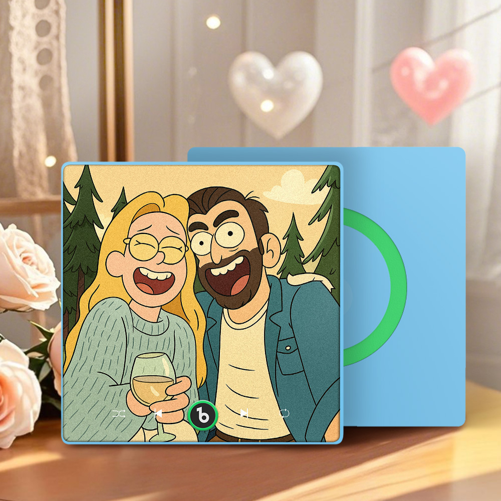 Custom American Cartoon Music Fridge Magnet Creative Personalized Fridge Sticker Best Gift for Kids and Friends