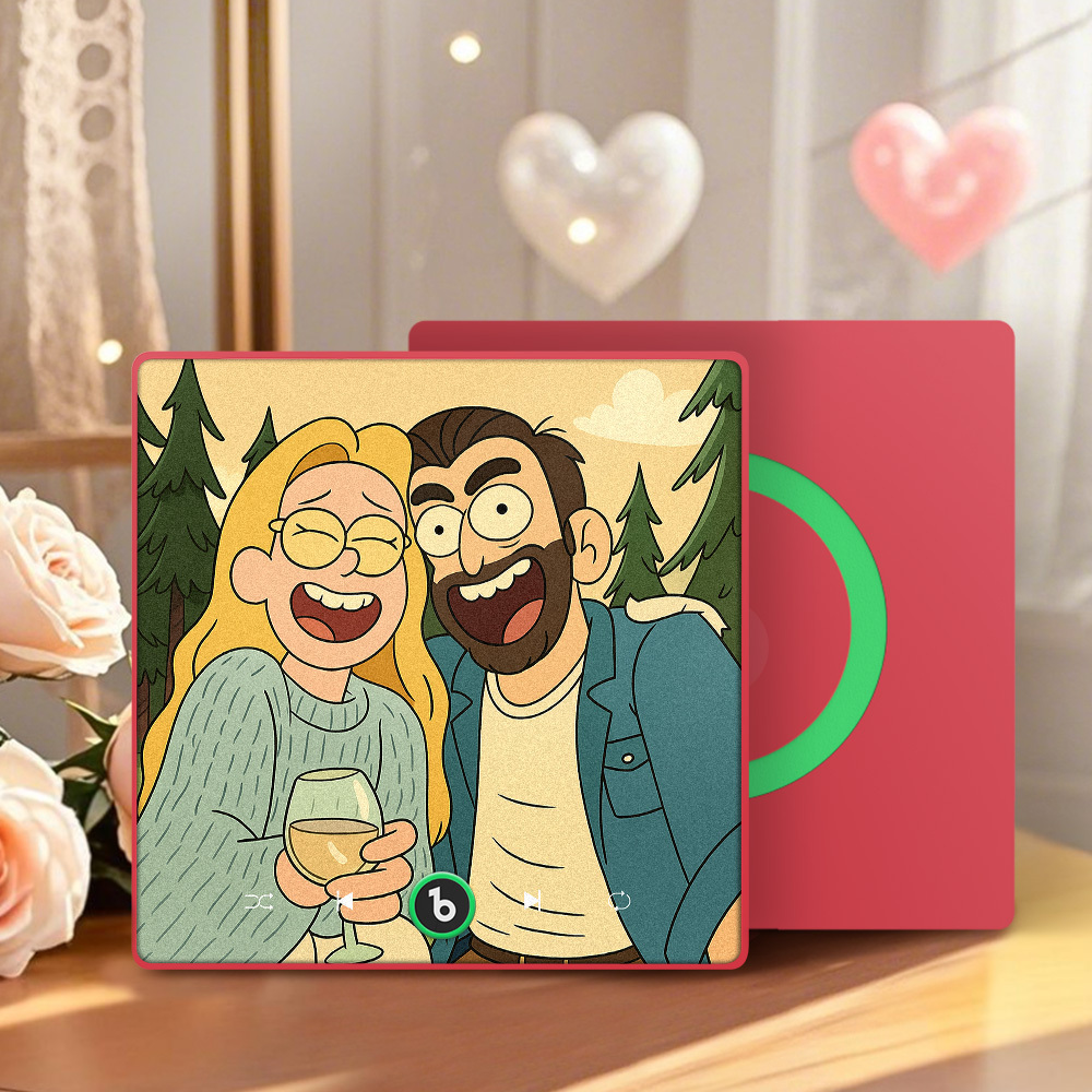 Custom American Cartoon Music Fridge Magnet Creative Personalized Fridge Sticker Best Gift for Kids and Friends