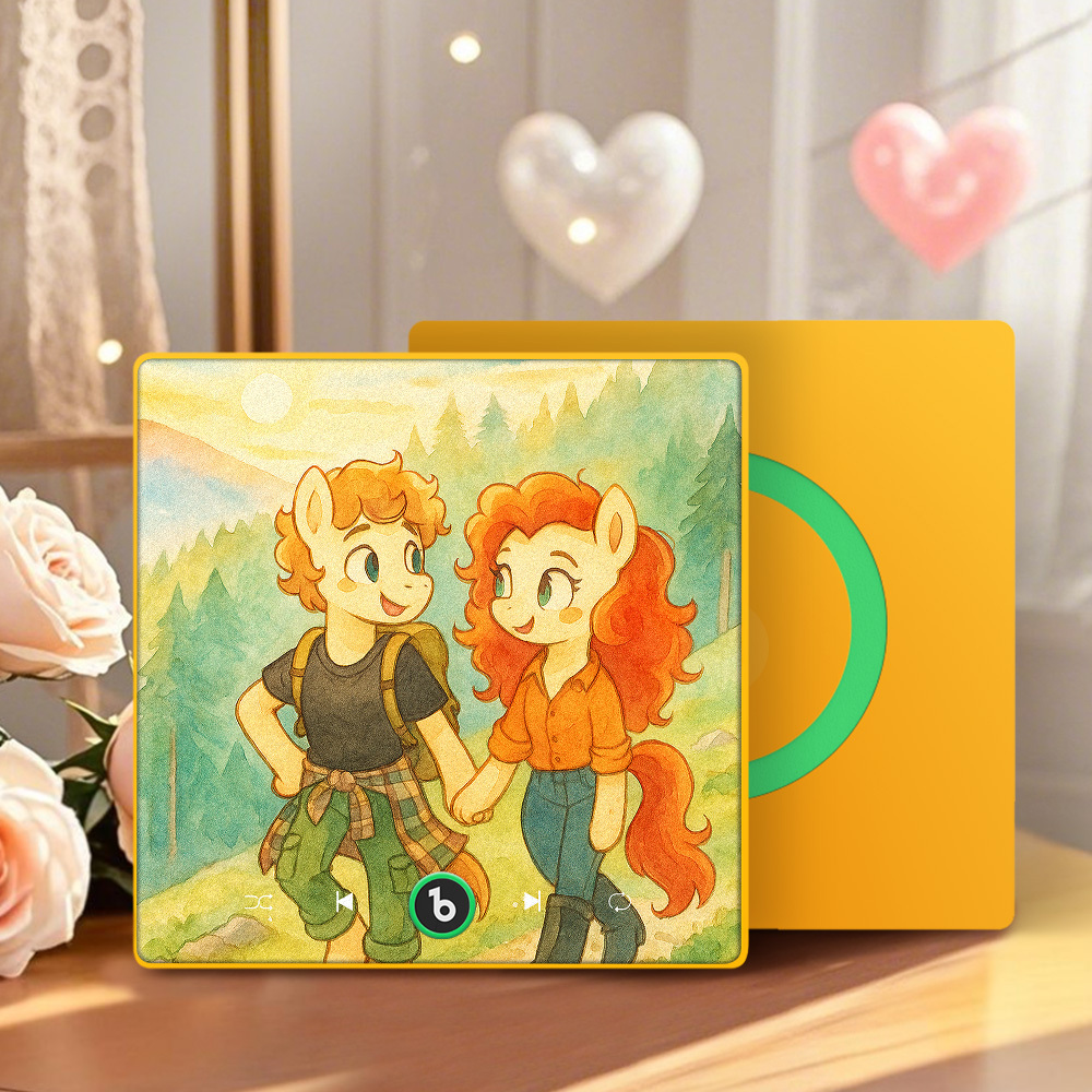 Little Pony Character Music Fridge Magnet Custom Anime Style Personalized Fridge Magnet Unique Custom Design Best Gift Choice for Kids Friends Family Birthday Christmas Holiday Present