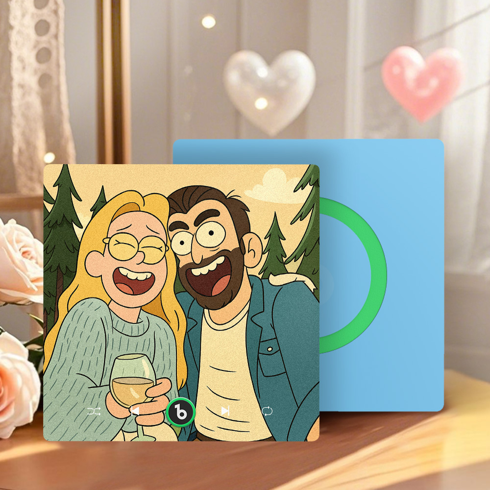 Custom American Cartoon Music Fridge Magnet Creative Personalized Fridge Sticker Best Gift for Kids and Friends