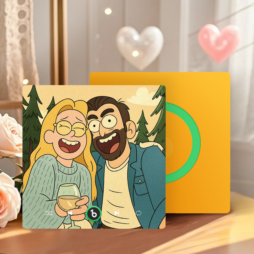 Custom American Cartoon Music Fridge Magnet Creative Personalized Fridge Sticker Best Gift for Kids and Friends