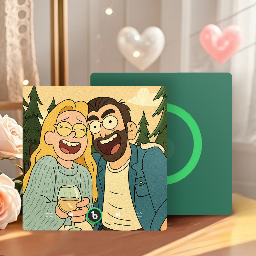 Custom American Cartoon Music Fridge Magnet Creative Personalized Fridge Sticker Best Gift for Kids and Friends