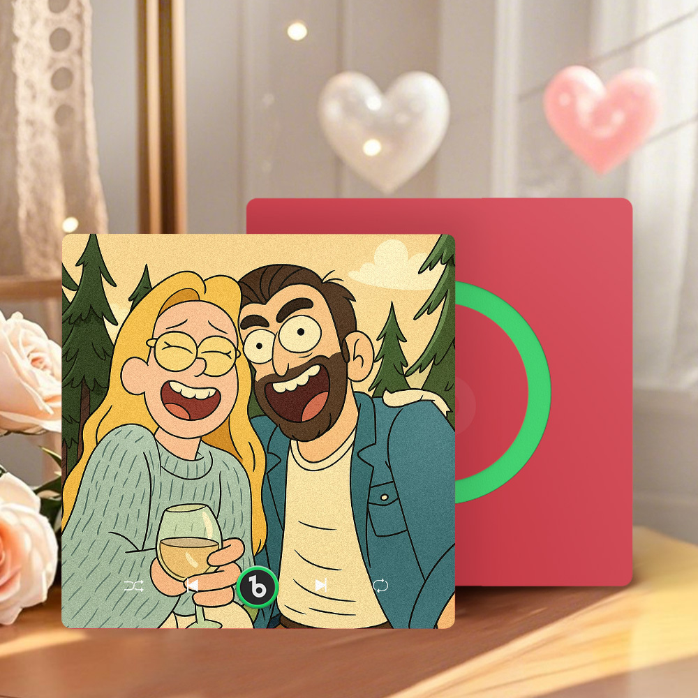 Custom American Cartoon Music Fridge Magnet Creative Personalized Fridge Sticker Best Gift for Kids and Friends