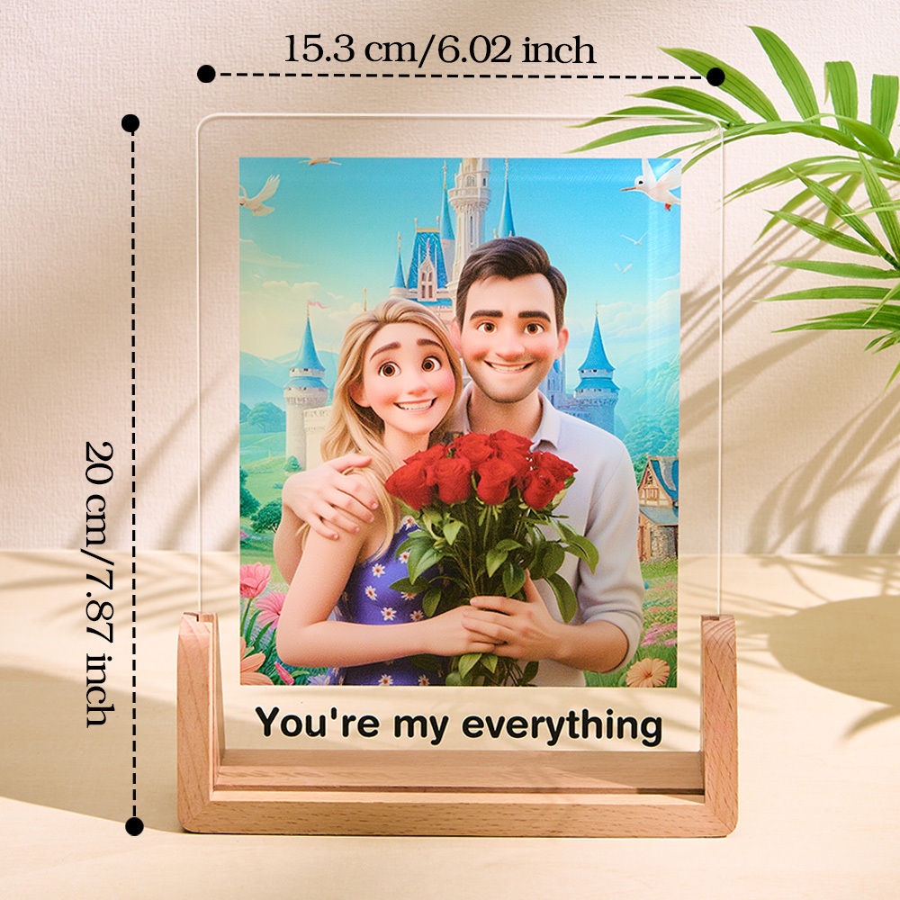 Custom Pixar Style Portrait Photos Cartoon Couple Portrait Cartoon Portrait Family Portrait Valentine's Day Gifts