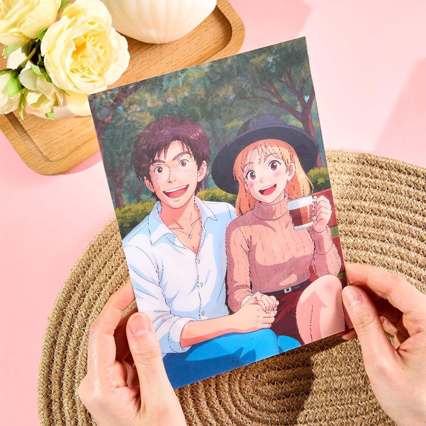 K-dualview Gibli-style Lenticular Photo Art