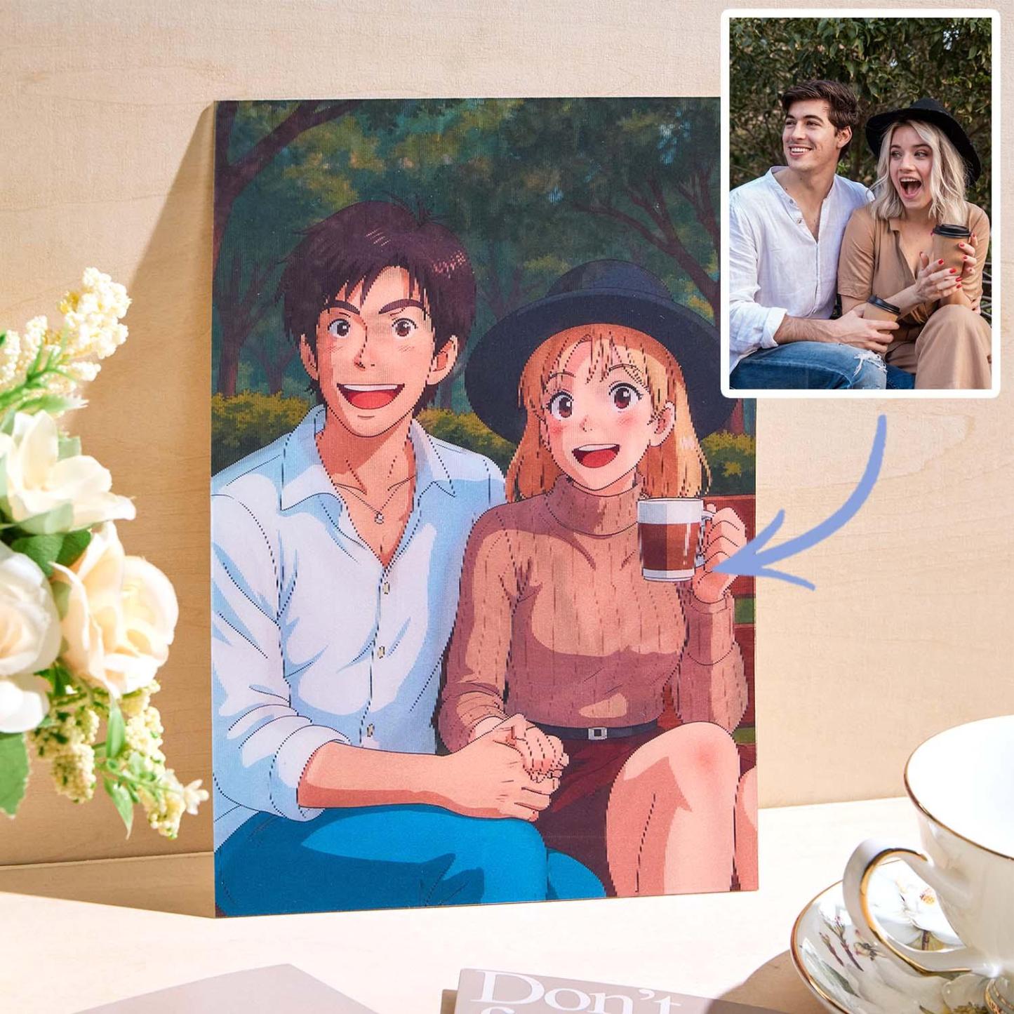 K-dualview Gibli-style Lenticular Photo Art