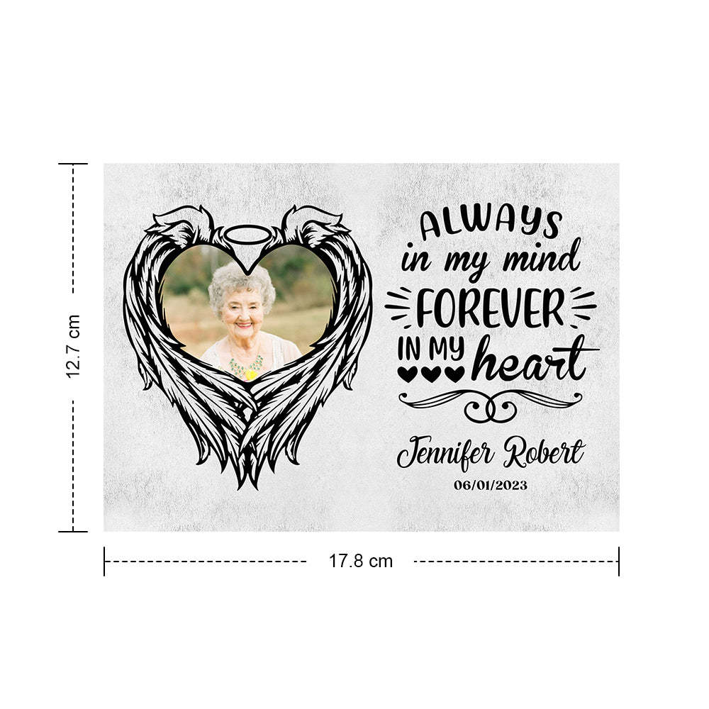 Personalized Crochet Doll Gifts Handmade Mini Look alike Dolls with Custom Memorial Card Always in My Mind - aiprintlab