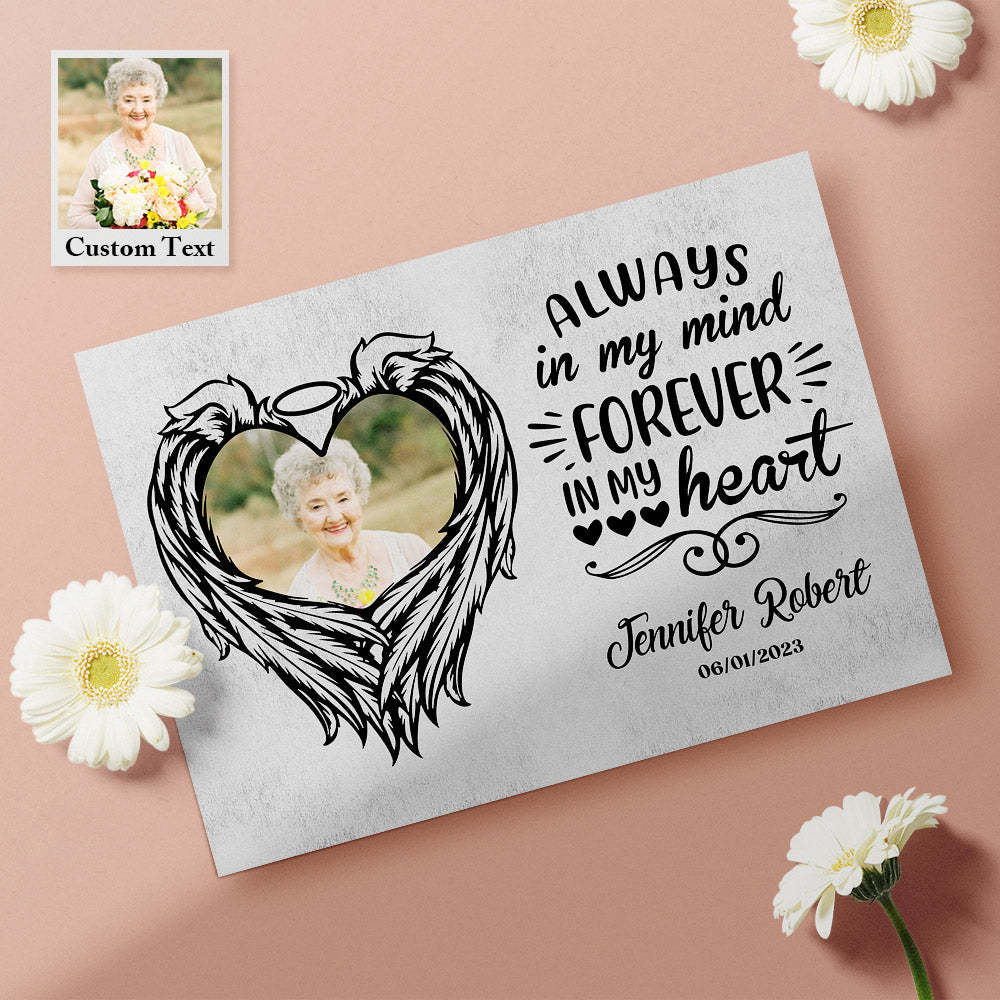 Personalized Crochet Doll Gifts Handmade Mini Look alike Dolls with Custom Memorial Card Always in My Mind - aiprintlab