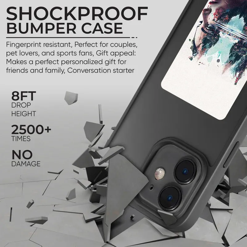 Individuality DIY Phone Case E-Ink Screen Phone Case - aiprintlab