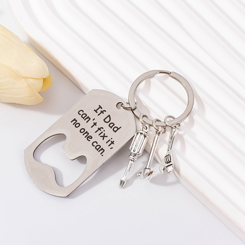 Compact Bottle Opener Keychain for Parties, Camping & Travel Small Tool, Big Convenience Gifts For Dad - aiprintlab