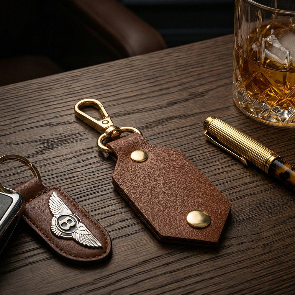 Personalized Photo Leather Keychain Custom Picture Keychain Engraved Leather Keychain Valentine's Day Gift - aiprintlab