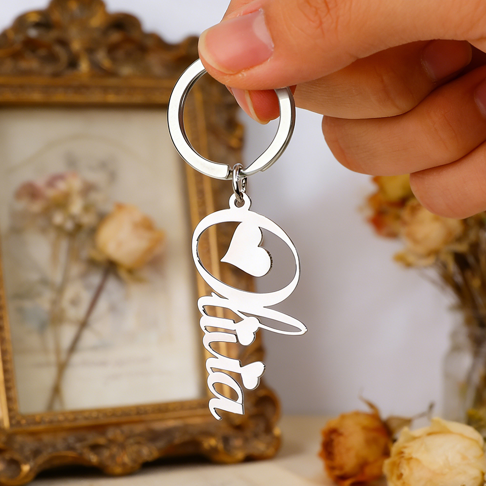 Personalized Name Tag Keychain – Custom Engraving Gift for Anyone - aiprintlab