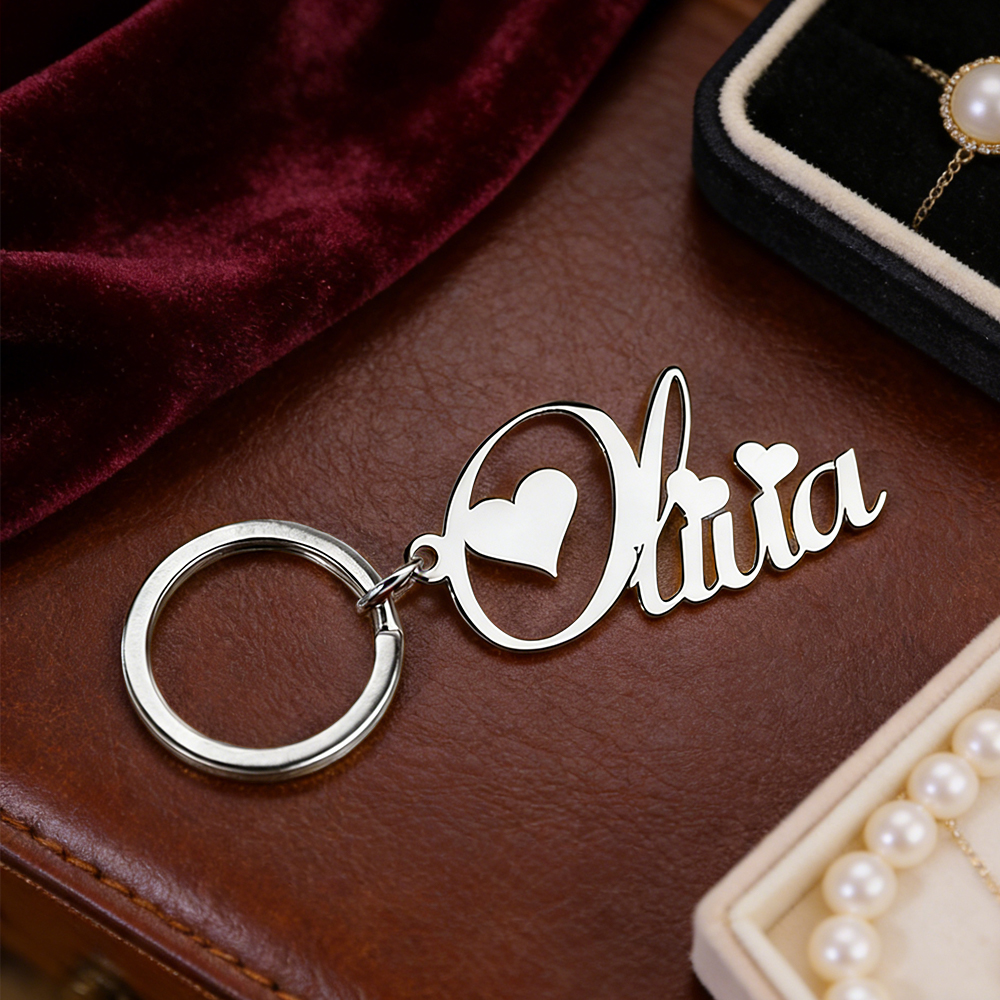 Personalized Name Tag Keychain – Custom Engraving Gift for Anyone - aiprintlab