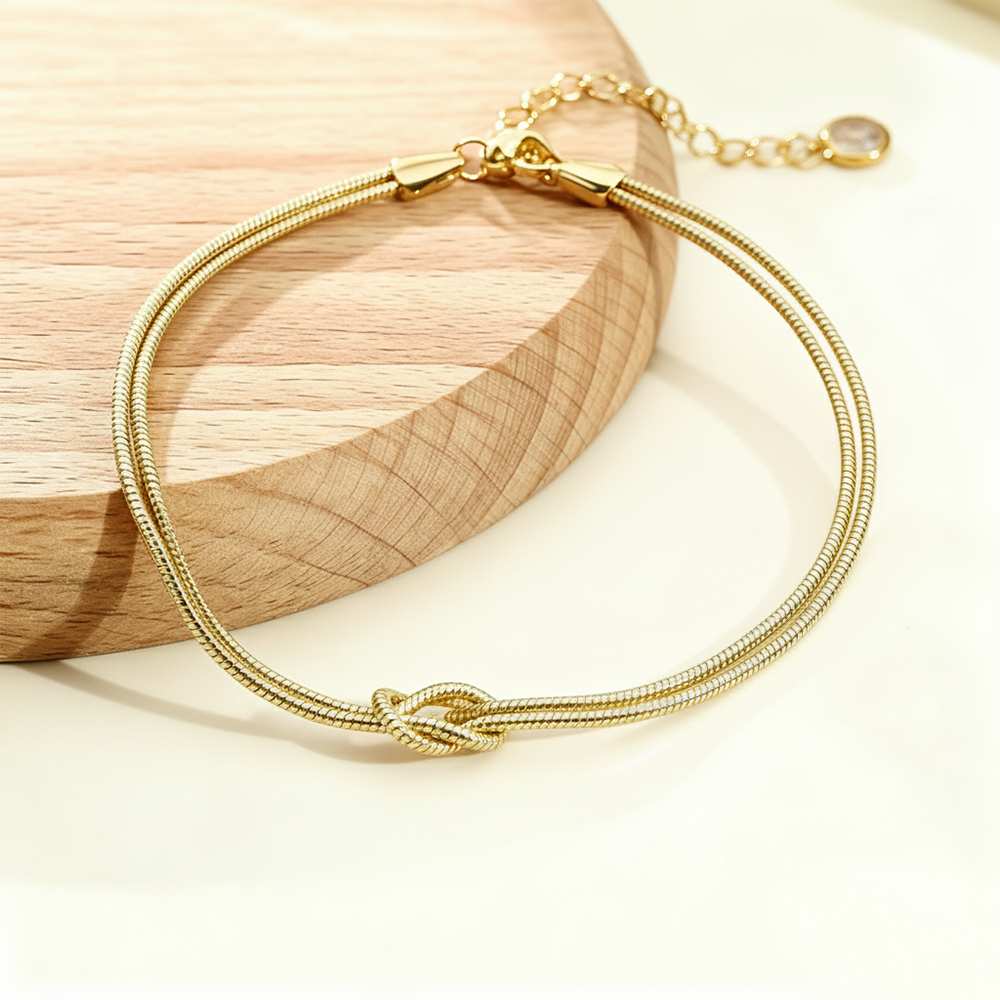 Infinity Knot Bracelet Eternal Knot Love Bracelet Minimalist Infinity Knot Bracelet Love Knot Bracelet - aiprintlab
