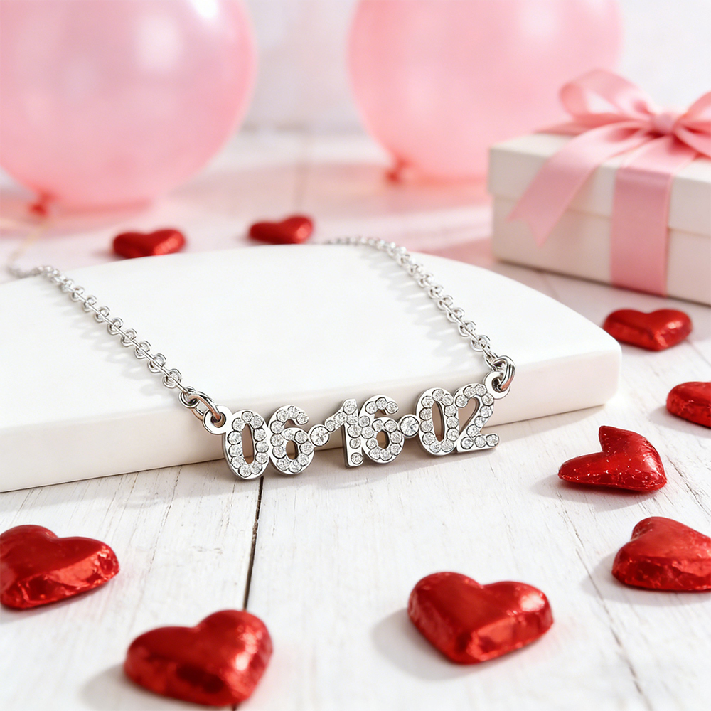 Personalized Date Bracelet Custom Anniversary Date Bracelet for Her  Minimalist Engraved Date Bracelet Meaningful Valentine’s Day Gift - aiprintlab