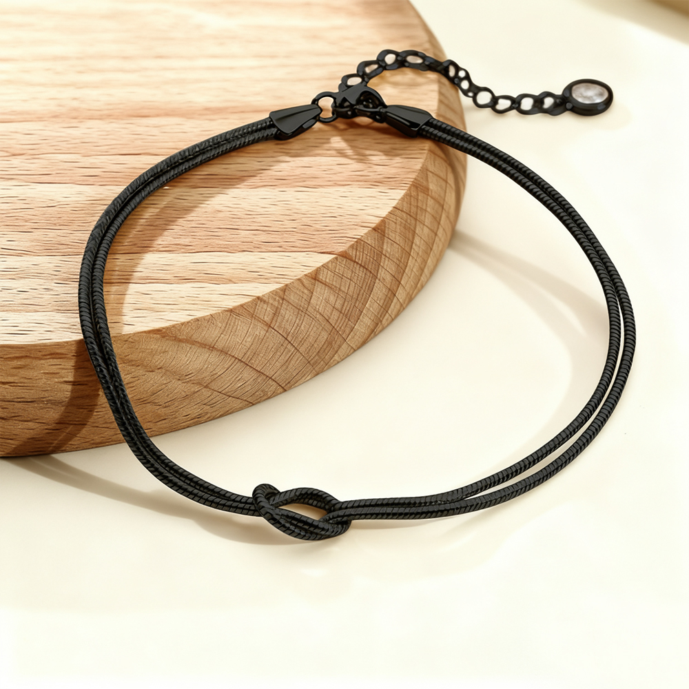 Infinity Knot Bracelet Eternal Knot Love Bracelet Minimalist Infinity Knot Bracelet Love Knot Bracelet - aiprintlab