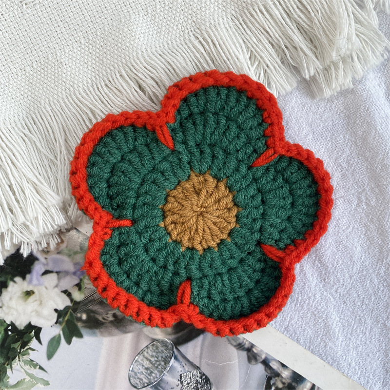 Handmade Crochet Christmas Coasters Artisan-Made Holiday Crochet Decorations with Holiday Cheer Christmas Decorations - aiprintlab