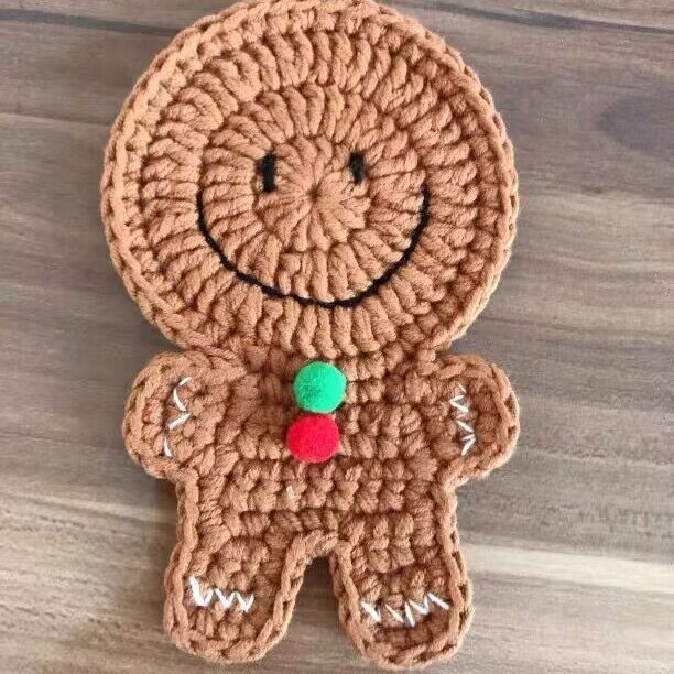 Handmade Crochet Christmas Coasters Artisan-Made Holiday Crochet Decorations with Holiday Cheer Christmas Decorations - aiprintlab