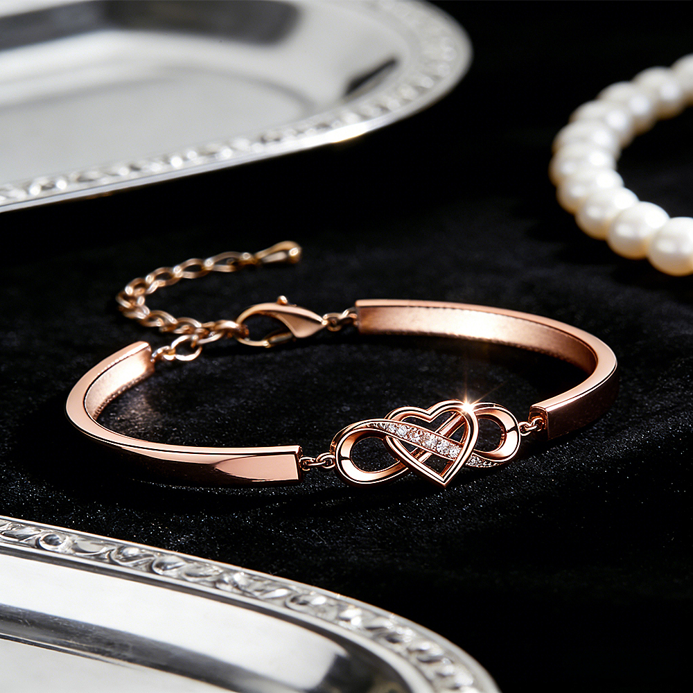 Keep Me In Your Heart Bracelet Heart Bracelet  Elegant Symbol of Love & Connection Linked Heart Design Valentine's Day Gifts For  Girlfriend - aiprintlab