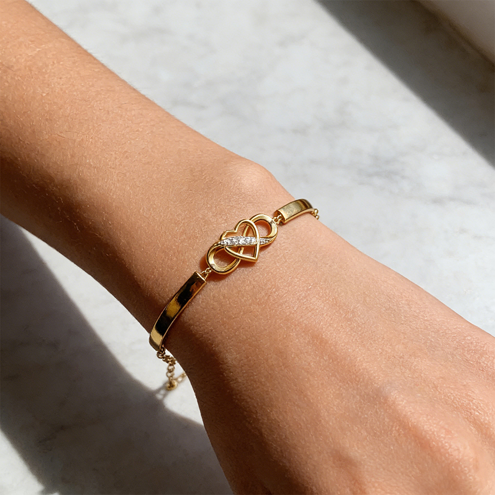 Keep Me In Your Heart Bracelet Heart Bracelet  Elegant Symbol of Love & Connection Linked Heart Design Valentine's Day Gifts For  Girlfriend - aiprintlab