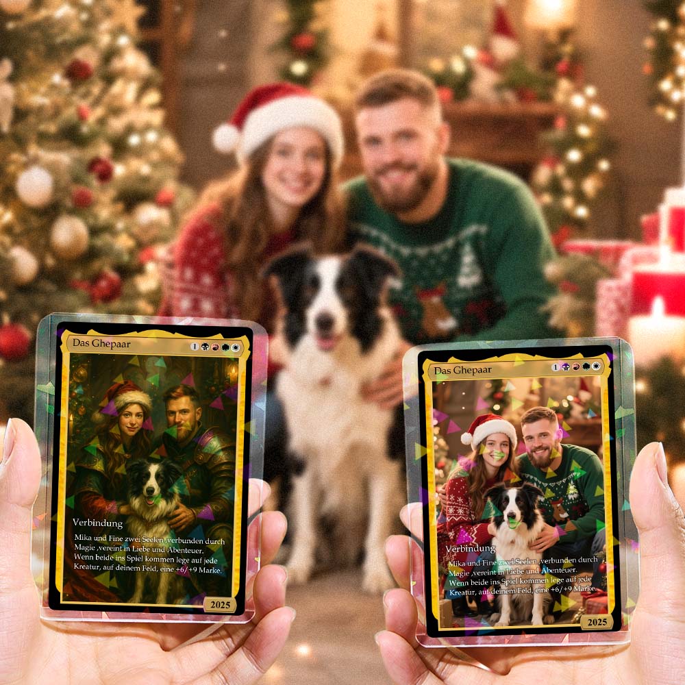 Custom Fantasy Style Custom MTG Card – Personalized Collectible Gift for Couples & Friends - aiprintlab