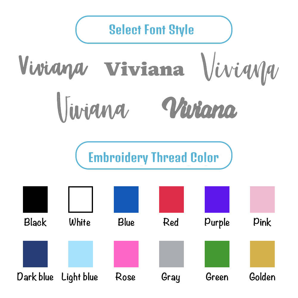 Custom Baby Blanket Embroidered Name Stroller Blanket for Newborn Baby Gift - Get Photo Blanket