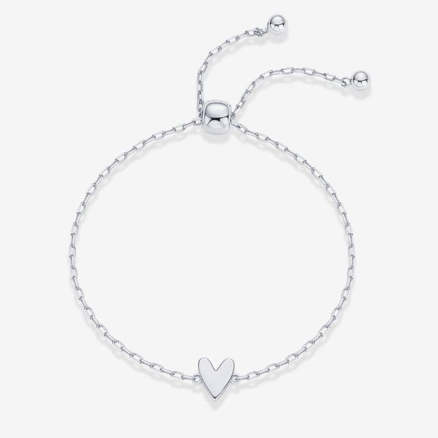 Matching Hearts Adjustable Bracelet Set Dainty Interlocking Heart Mom and Daughter Bracelets Love Connection Adjustable Bracelets Gifts for Mom - aiprintlab