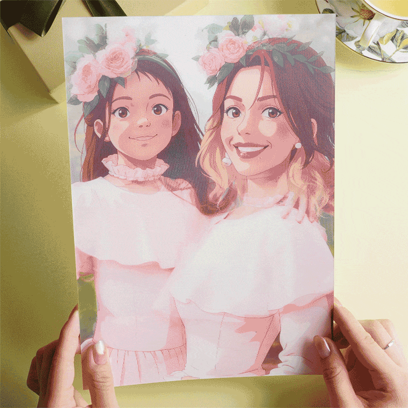 K-dualview Gibli-style Lenticular Photo Art