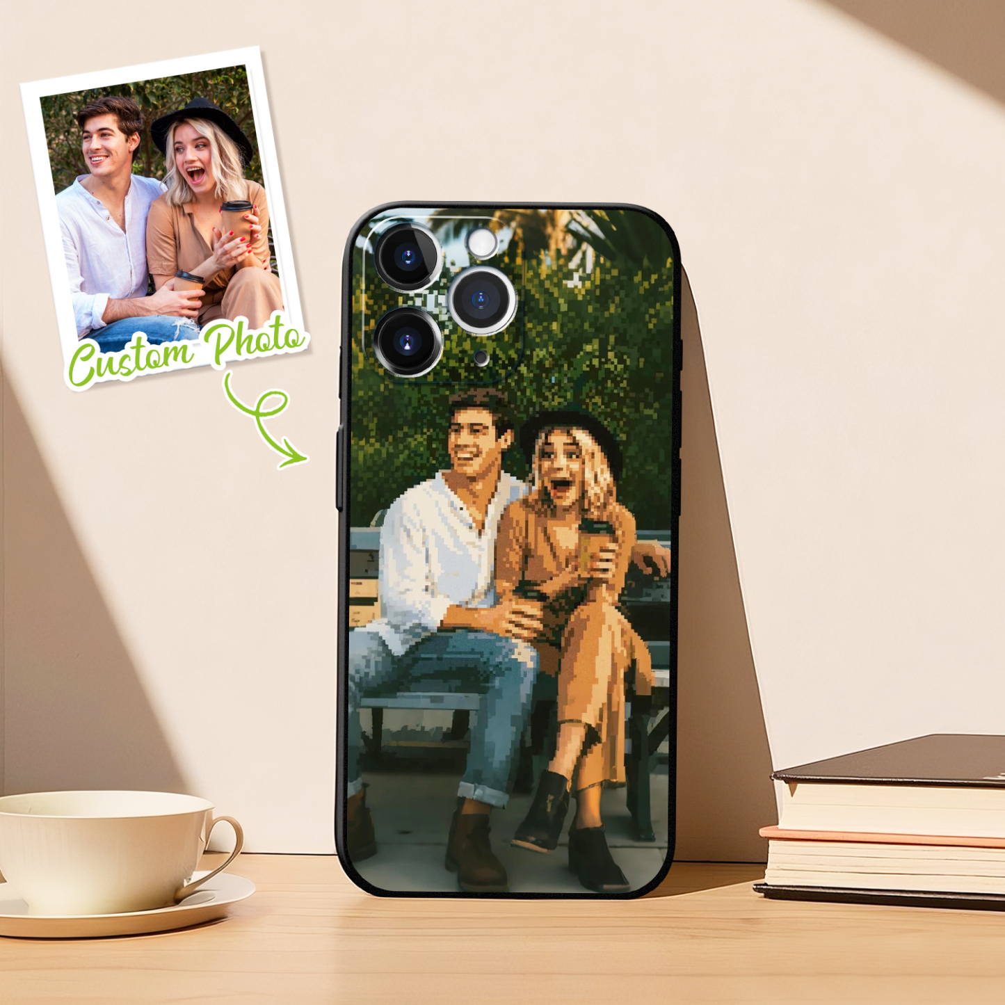 Custom Photo Phone Case Anime Portrait Personalized Phone Case A Variety of Cartoon Style