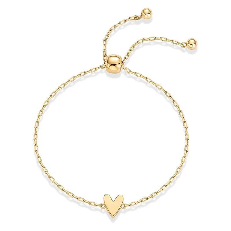 Matching Hearts Adjustable Bracelet Set Dainty Interlocking Heart Mom and Daughter Bracelets Love Connection Adjustable Bracelets Gifts for Mom - aiprintlab