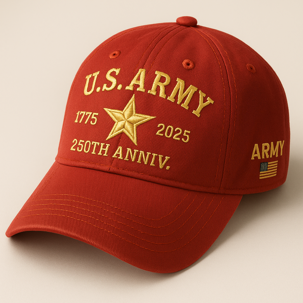 Crimson Honor – U.S. Army 250th Anniversary Cap