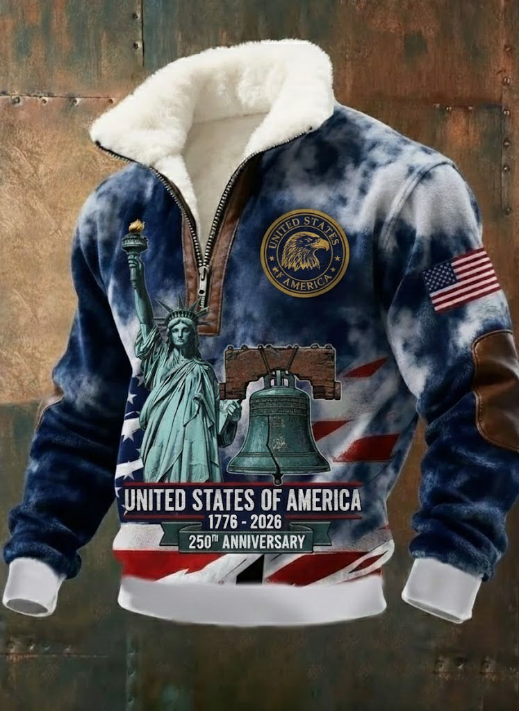 USA 250 Heritage Sherpa-Lined Pullover