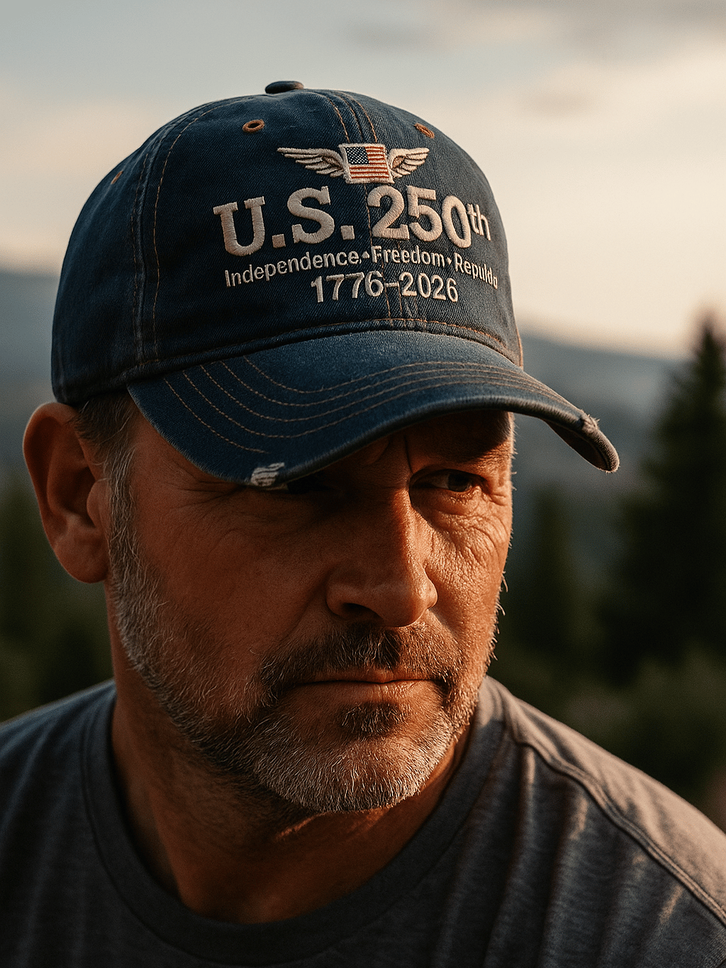 🔥 Celebrates the U.S. 250th Anniversary Retro Washed Cap