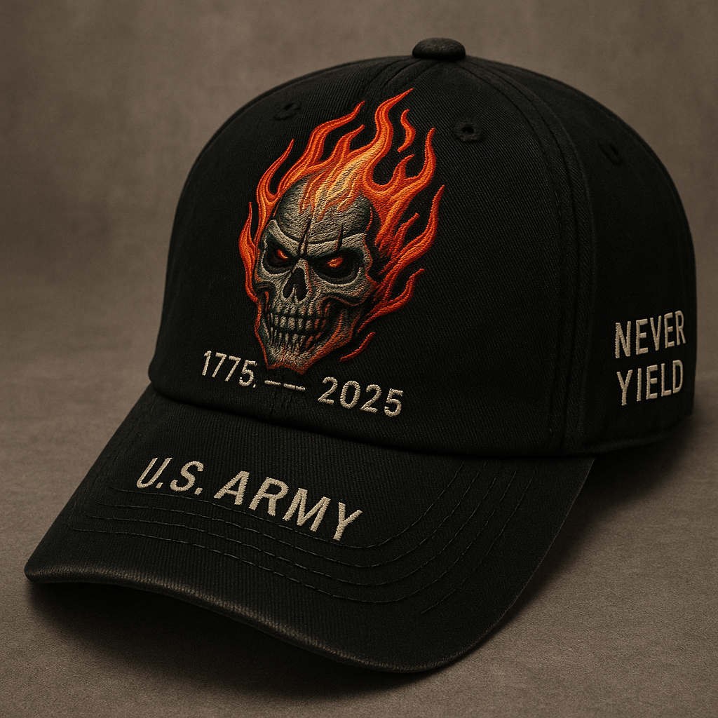 Fire Never Yields | Army Skull Cap