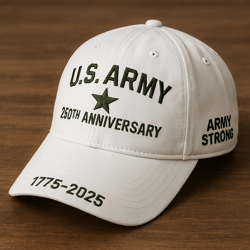 White Valor – U.S. Army 250th Anniversary Cap