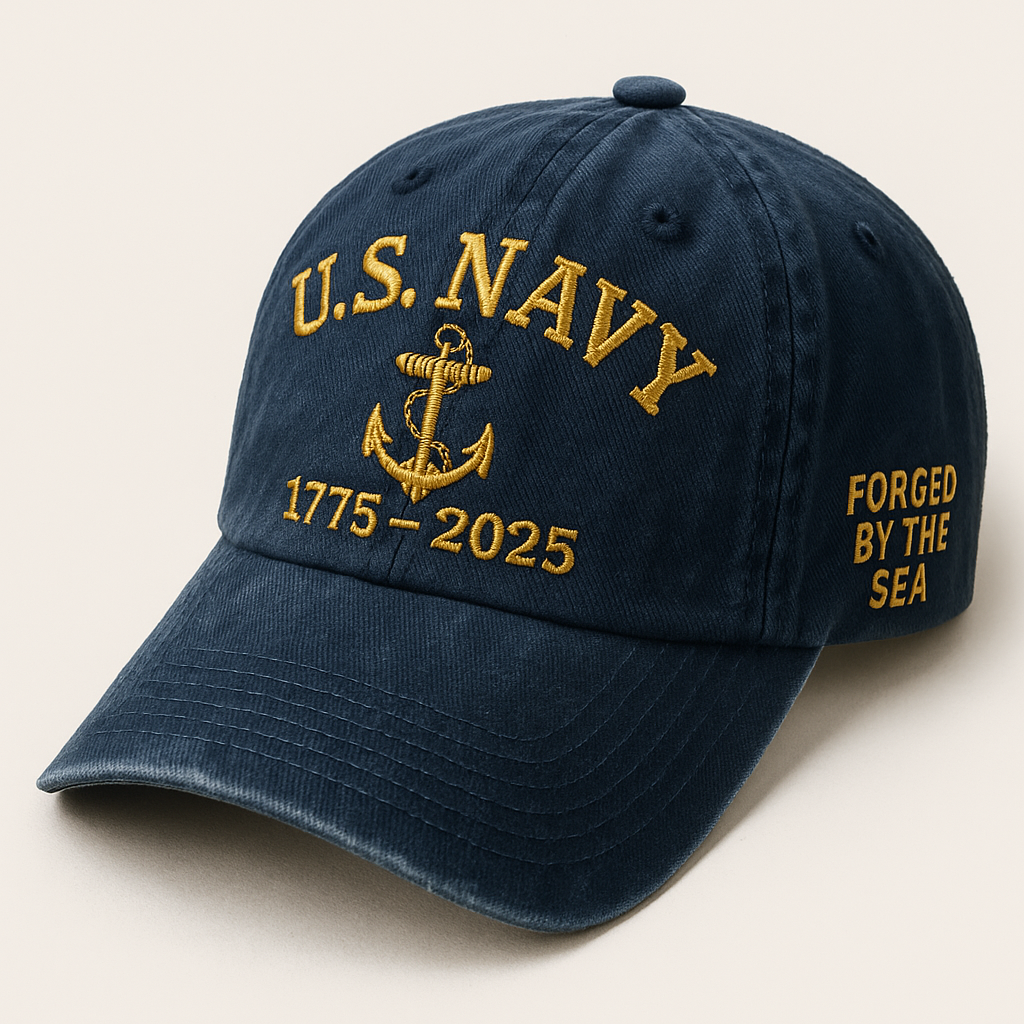 🔥LAST DAY 49% OFF -U.S. Navy 250th Anniversary Cap (Navy Blue)