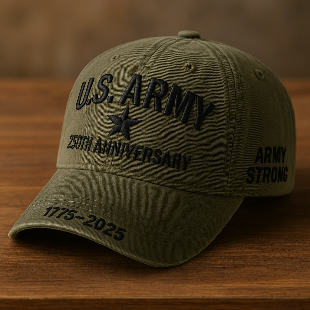 Iron Olive – U.S. Army 250th Anniversary Cap