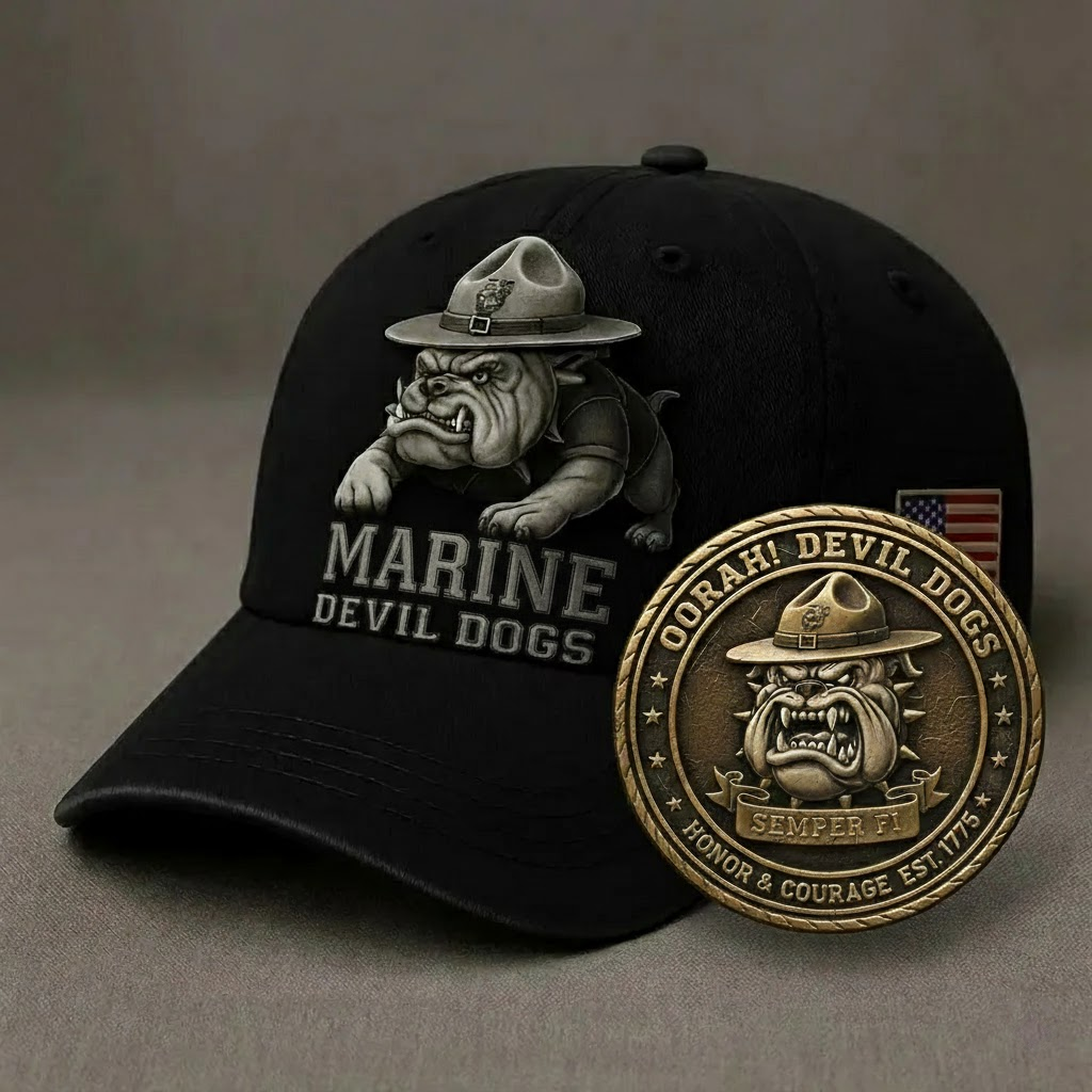🎉Last Day Only $19.99❤️USMC Semper Fi Bulldog Cap🎁Free Symbolizes Honor Gift
