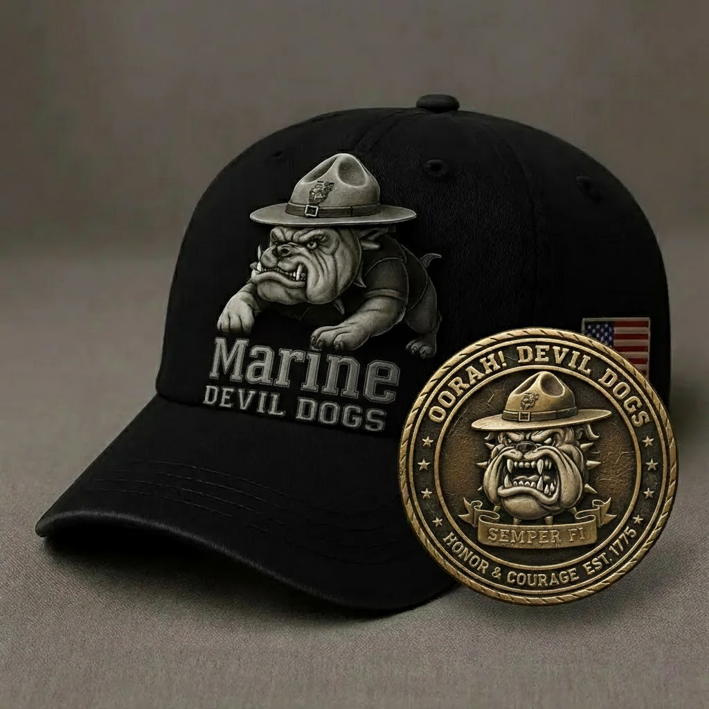 🎉Last Day Only $19.99❤️USMC Semper Fi Bulldog Cap🎁Free Symbolizes Honor Gift