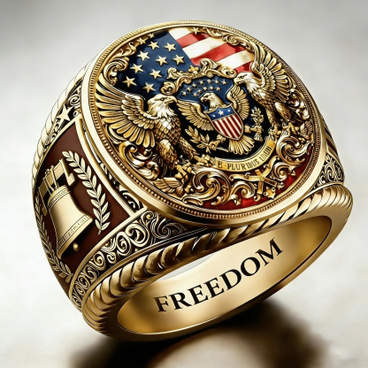 1776-2026 America Jubilee Ring