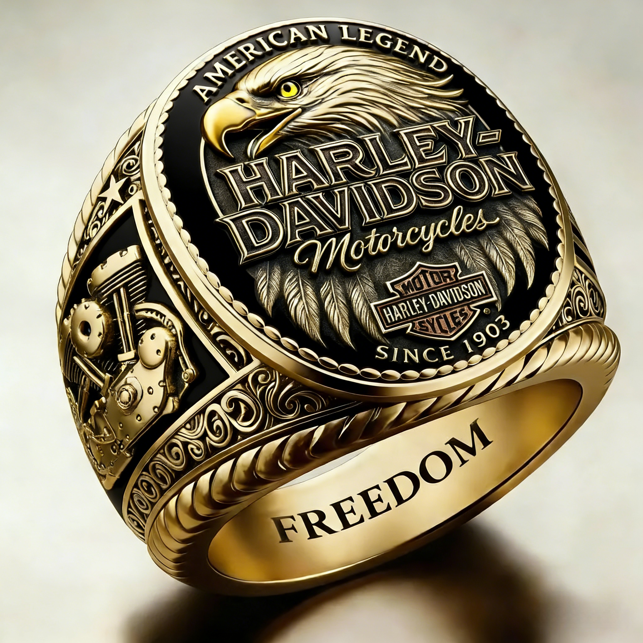 Rugged Biker Ring