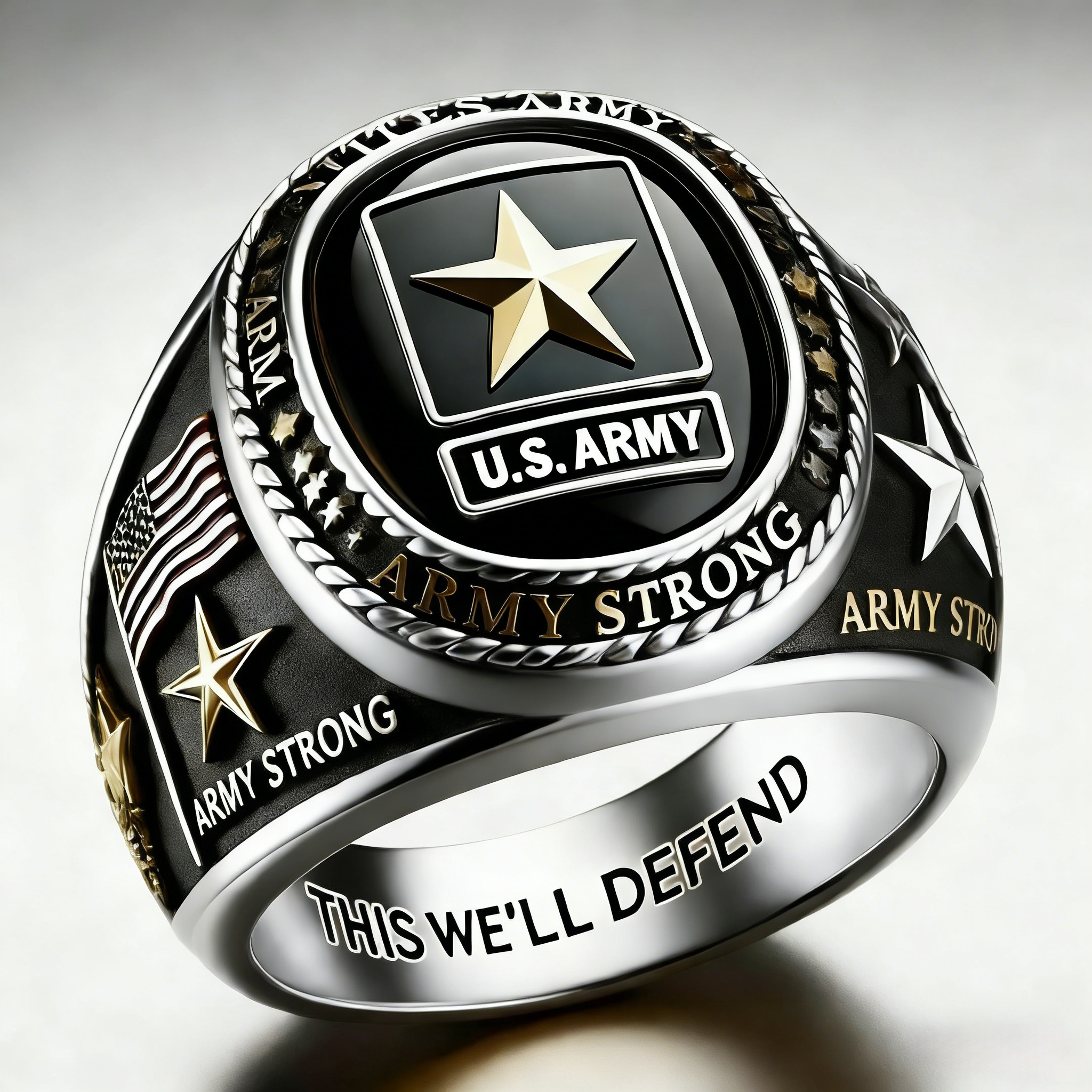 U.S. Army Ring: Forever Strong