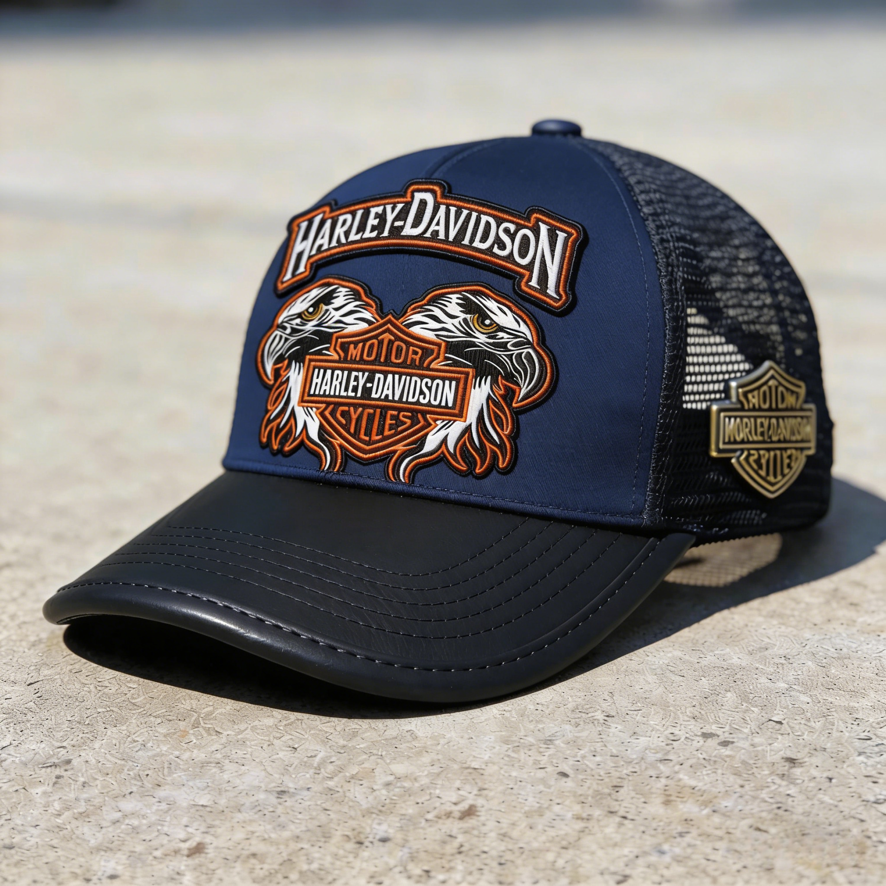 Biker Style Baseball Cap