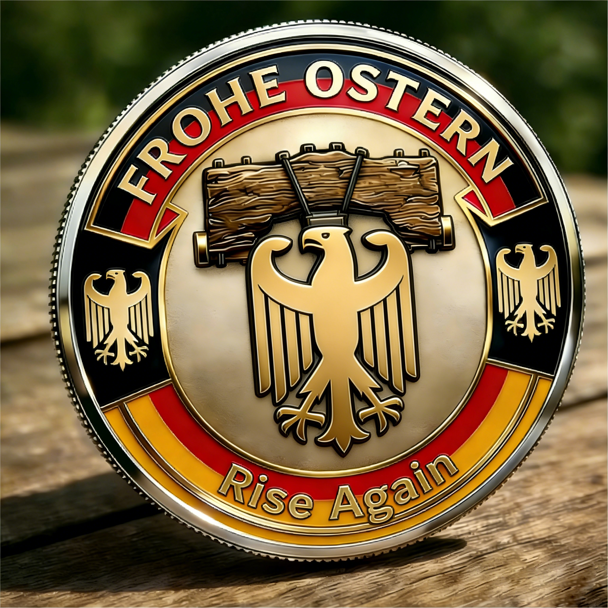 🔥 Easter Commemorative Coin – Rebirth, Strength & Fortune