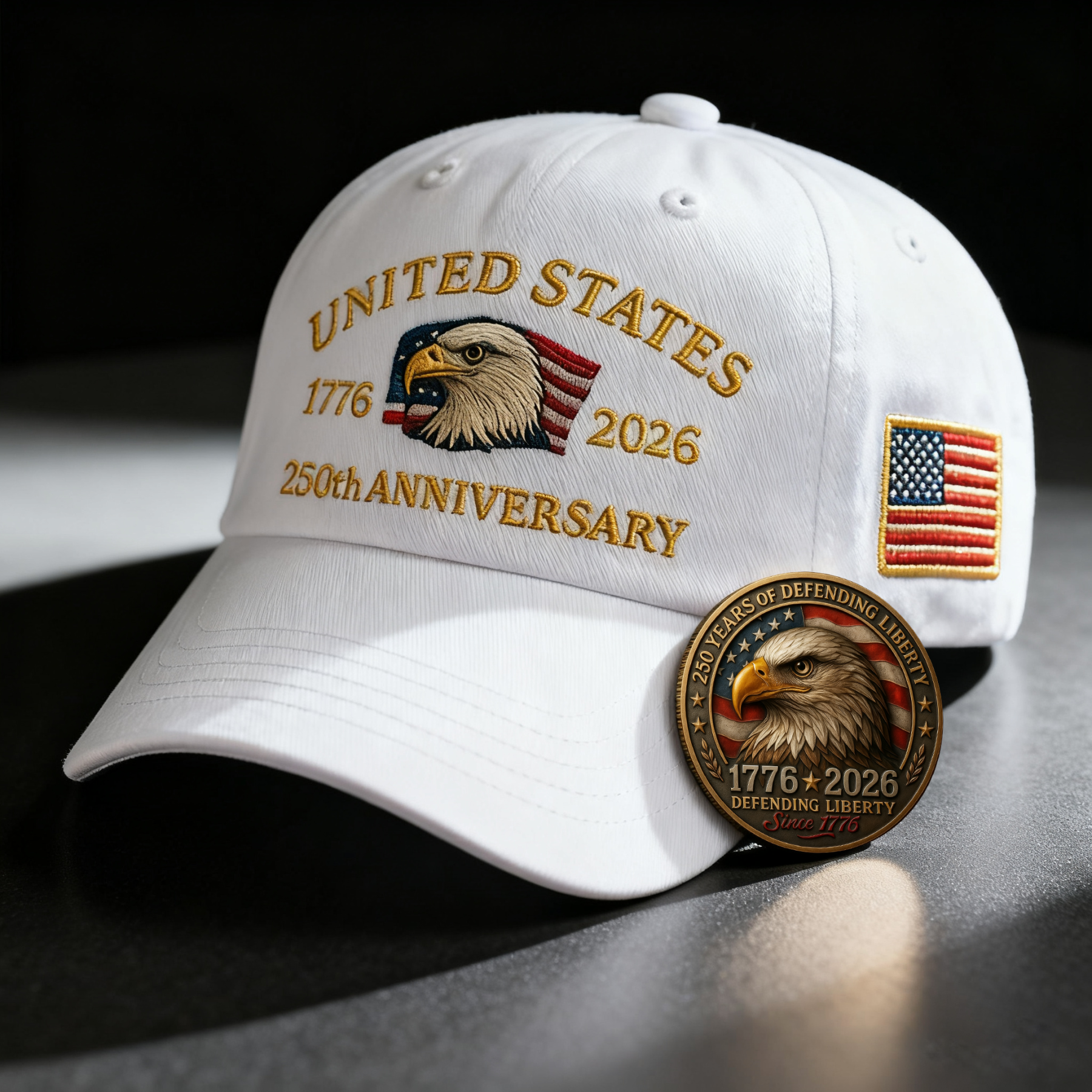 🎉Last Day Only $19.99❤️America 250th Anniversary Hat 🇺🇸🎁Free Symbolizes Honor Gift