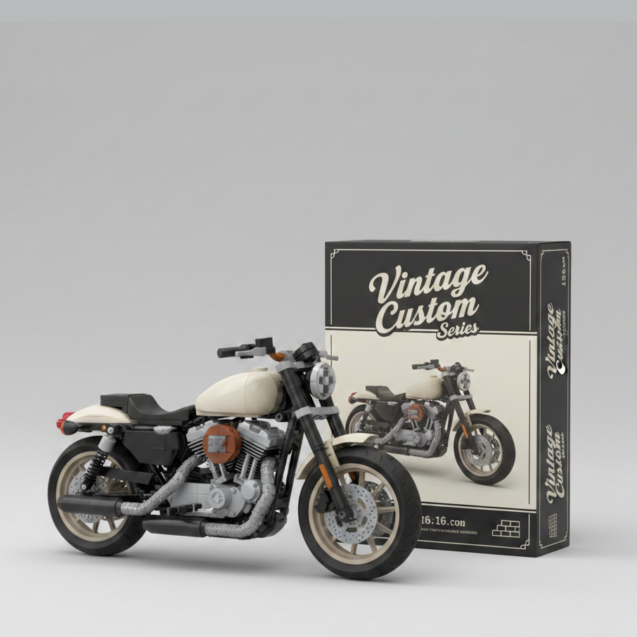 Harley-Davidson motorcycle building blocks