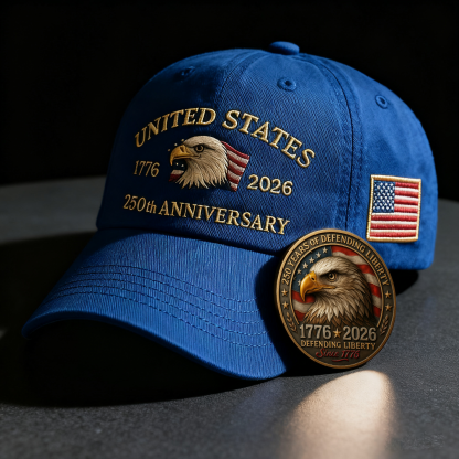 🎉Last Day Only $19.99❤️America 250th Anniversary Hat 🇺🇸🎁Free Symbolizes Honor Gift