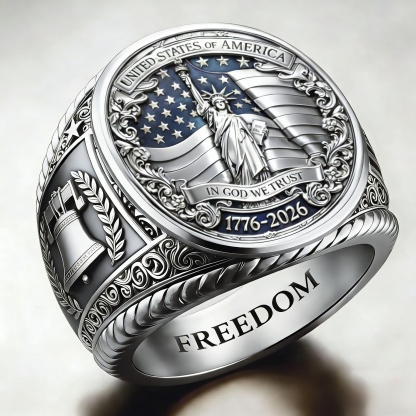1776-2026 America Jubilee Ring