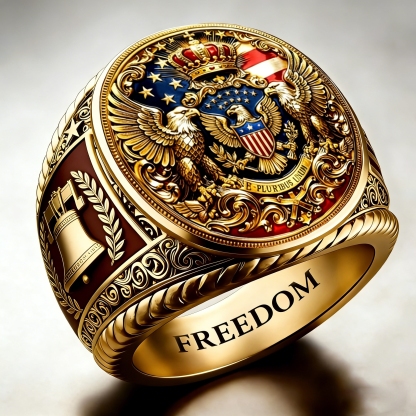 1776-2026 America Jubilee Ring