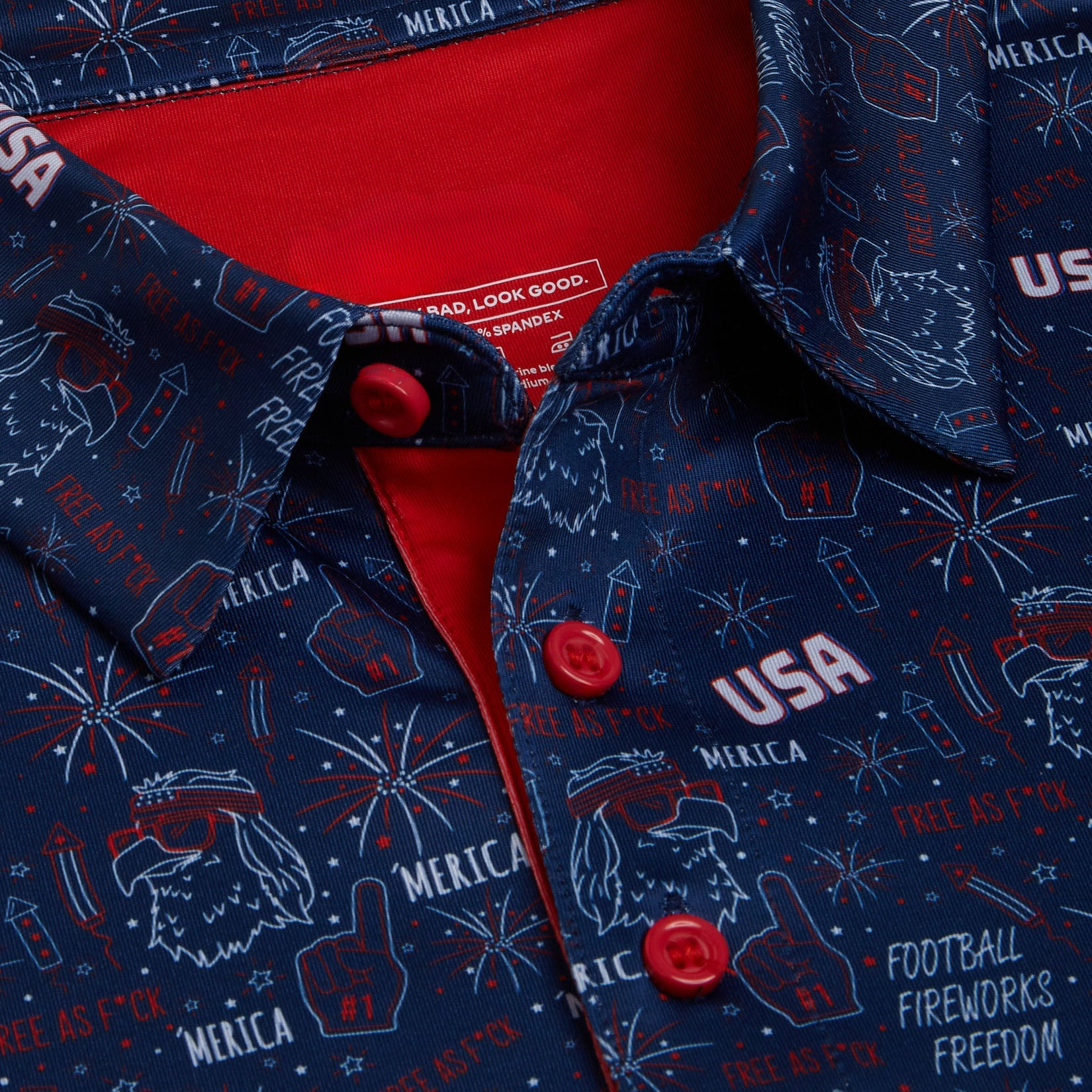'Merica - Navy - Polo